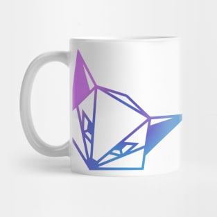 Odd Fox Logo - Pink / Blue Mug